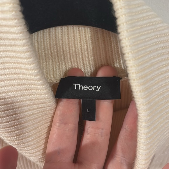 Theory Mens Lamar Qt Wool Sweater Size Large - Picture 7 of 11